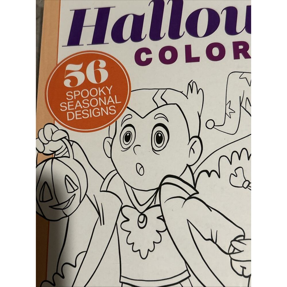 HALLOWEEN COLORING MAGAZINE ISSUE 10 FREE SHIPPING 2025 Spooky Seasonal‎ Designs - Picture 4 of 4